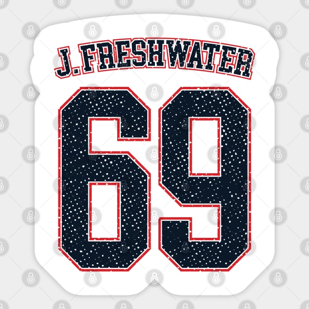 Joey Freshwater 69 v2 Sticker by Emma